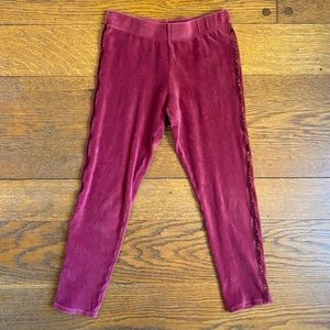 VGUC Mini Boden velvet leggings